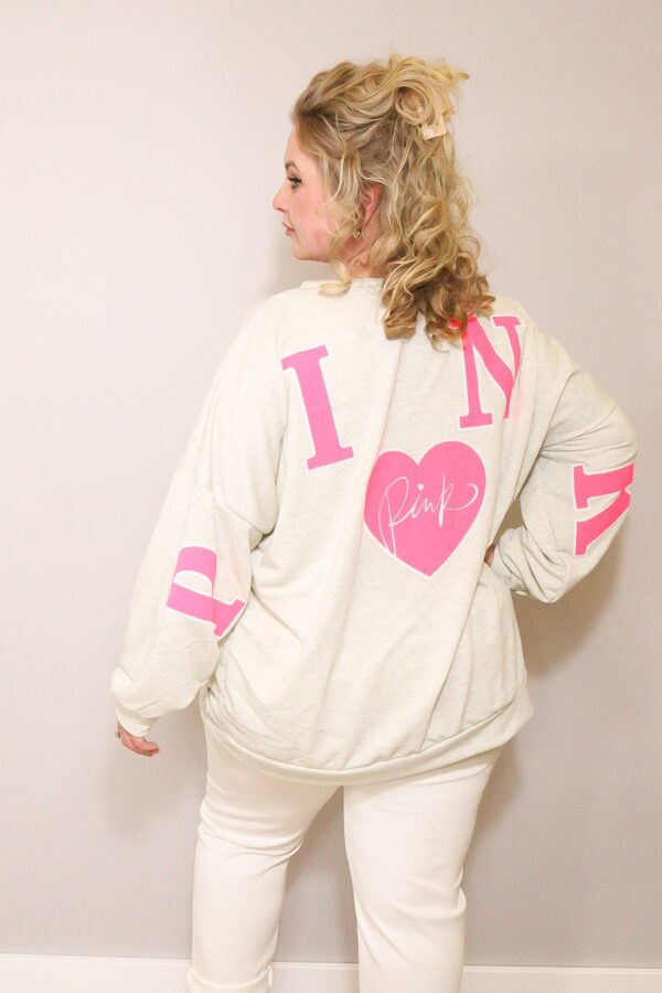 Sweater nien jog grijs