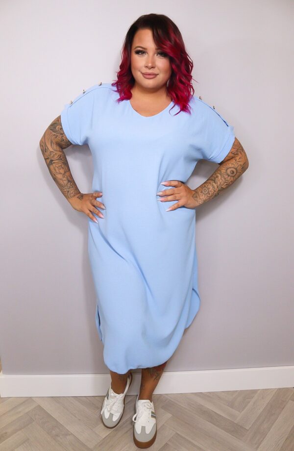 Jurk Casey licht blauw