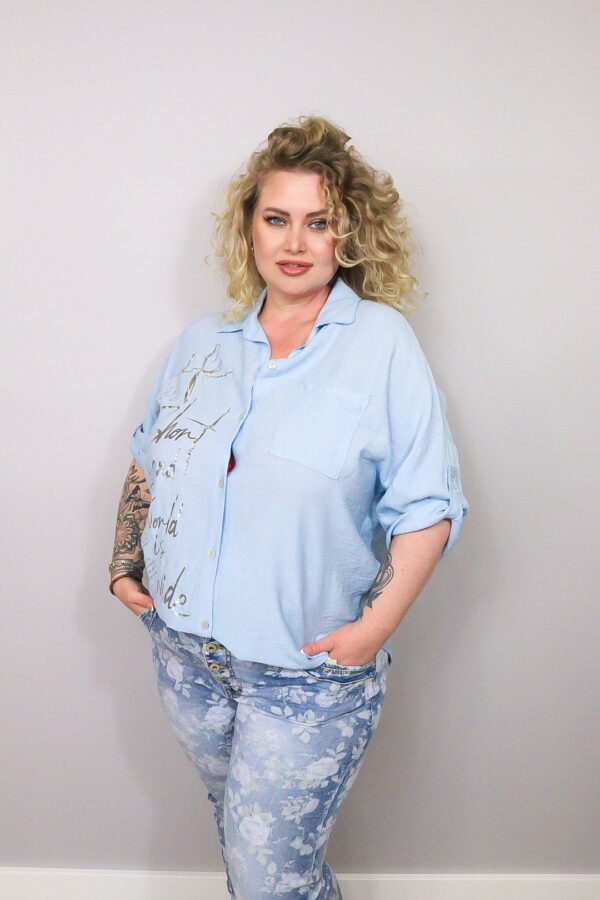 Blouse Marlynn blauw