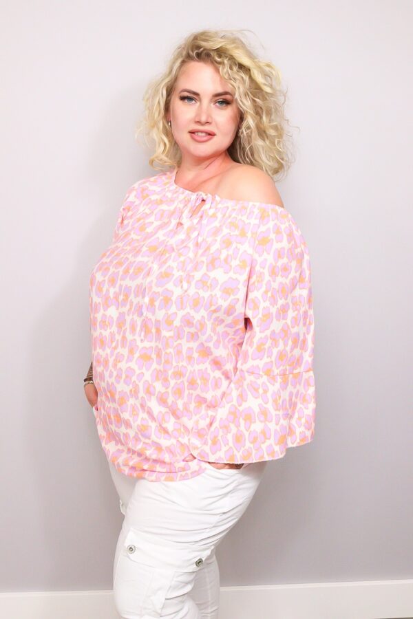 Blouse neona oranje