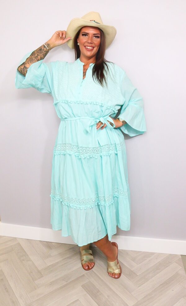 Maxi jurk callela mint