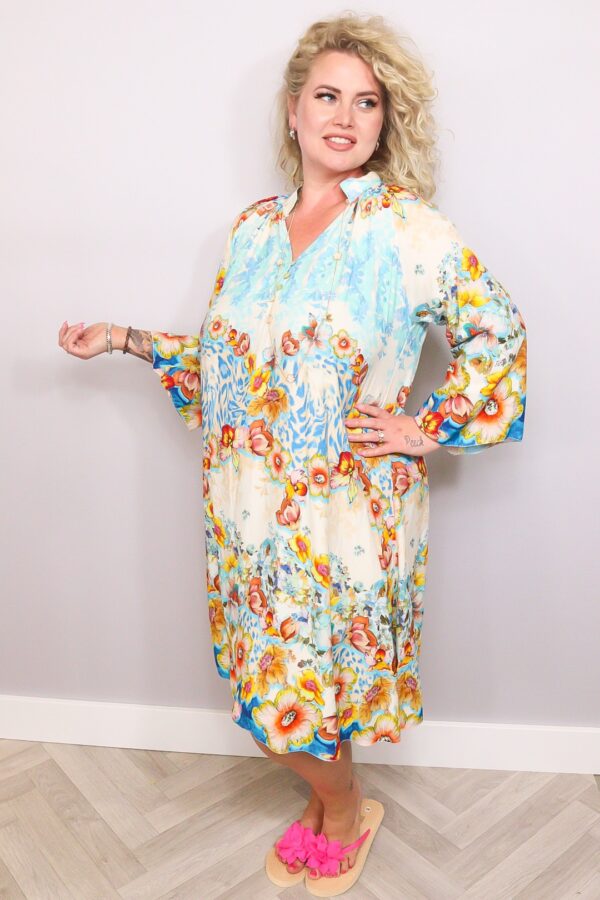 Jurk Samira blauw