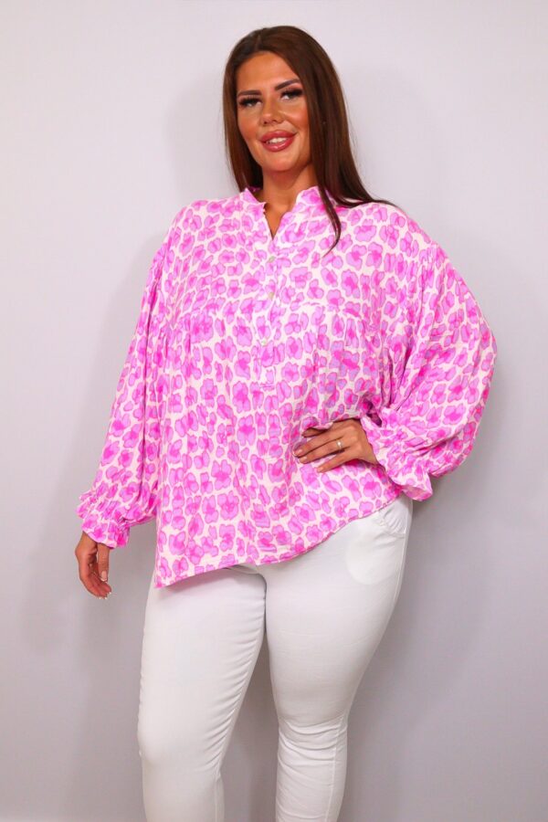 Blouse Coda neon lila roze