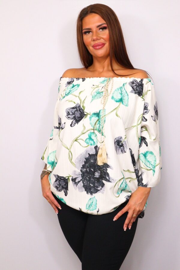 Blouse Kelsey zwart groen