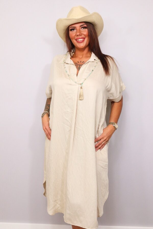 Jurk Ghislaine Beige