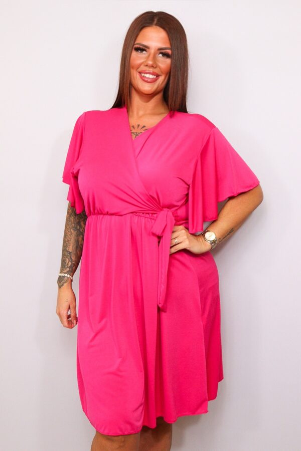 Jurk Milano Fuchsia