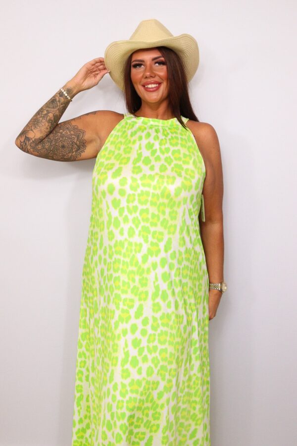 Maxi Jurk Aida Neon Green