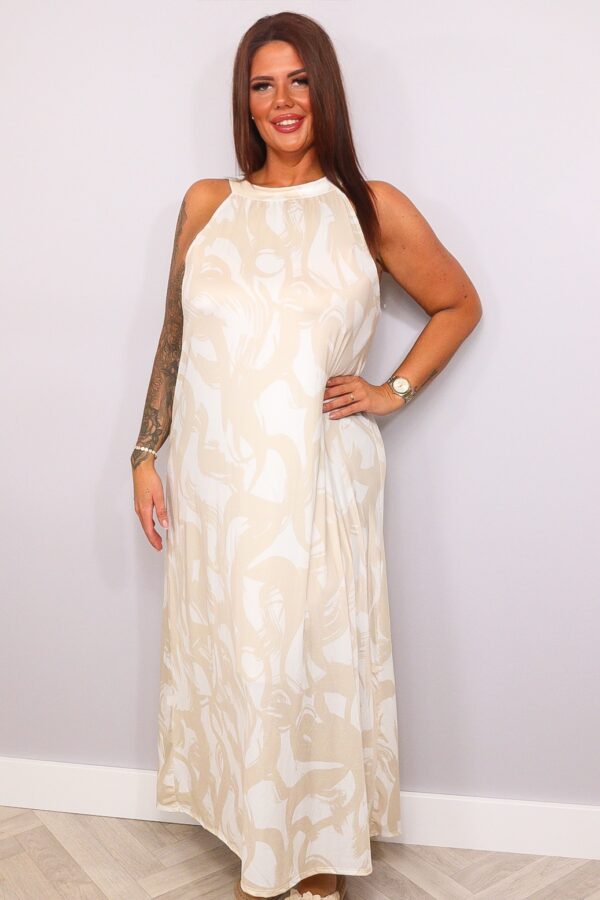 Maxi Jurk Soraya Beige