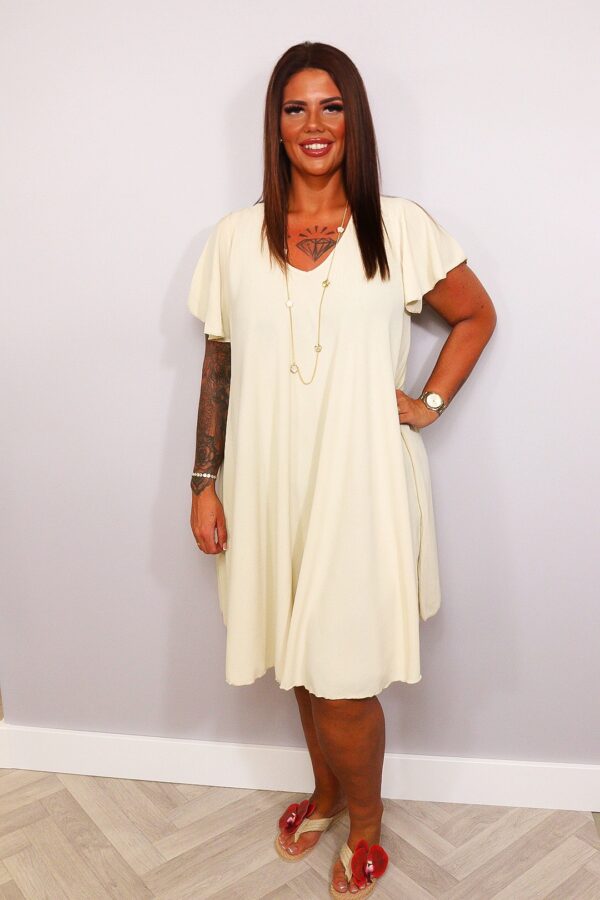 Jurk Alicia  Beige