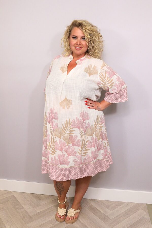 Jurk Cato Roze/Beige