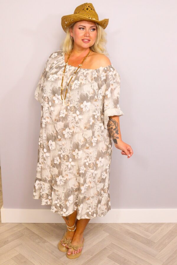 Jurk June Taupe