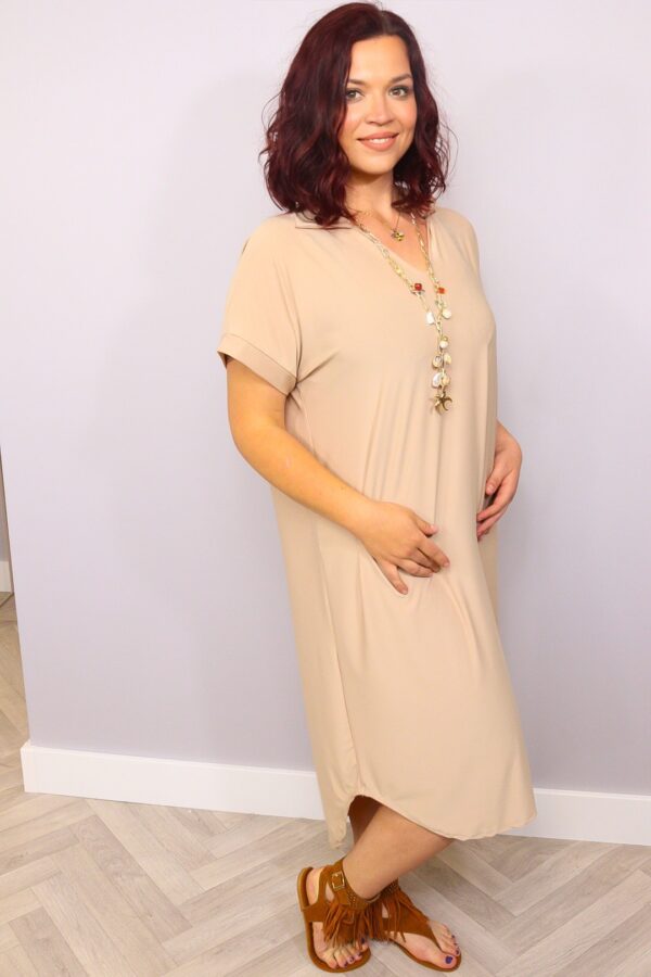 Traveljurk Uni Beige