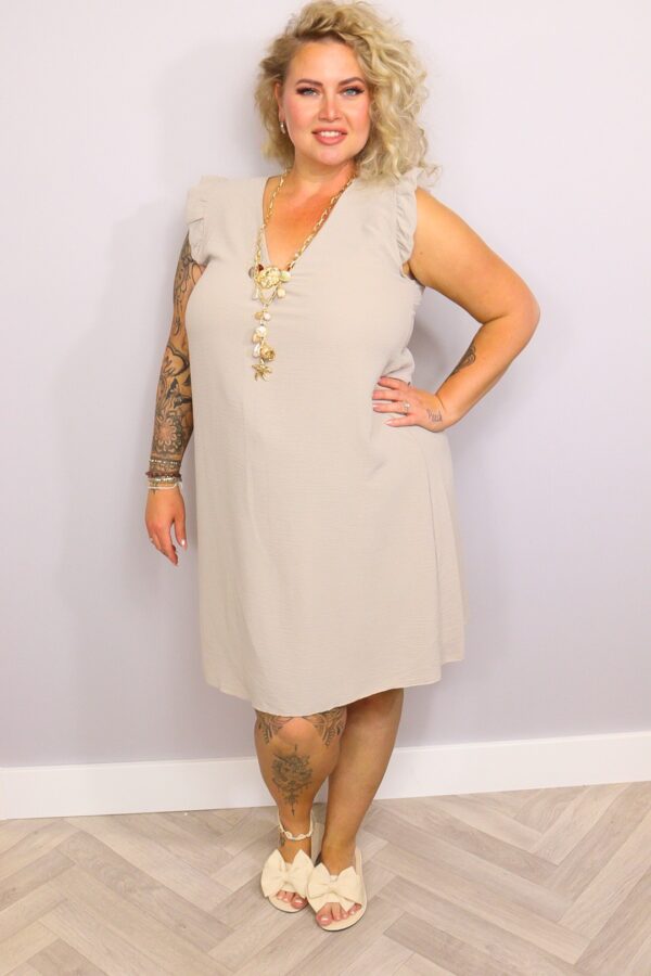 Jurk Rebecca Taupe