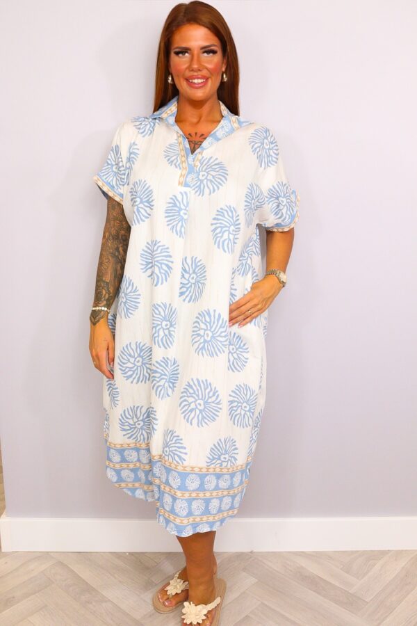 Jurk Pernille Blauw
