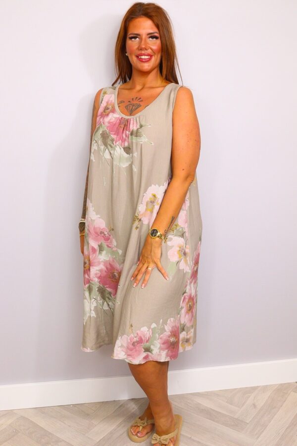 Jurk Brigitte Taupe