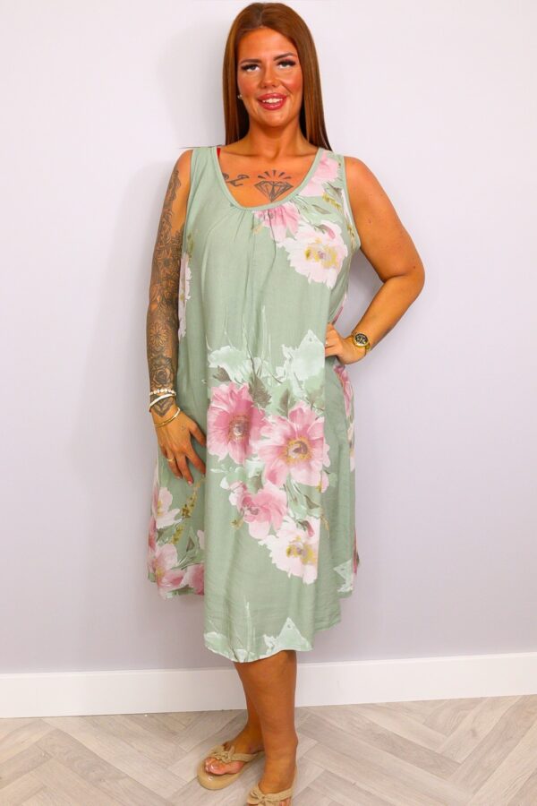 Jurk Brigitte Groen