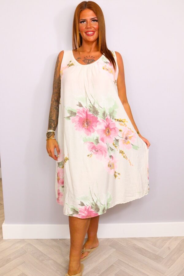 Jurk Brigitte Beige