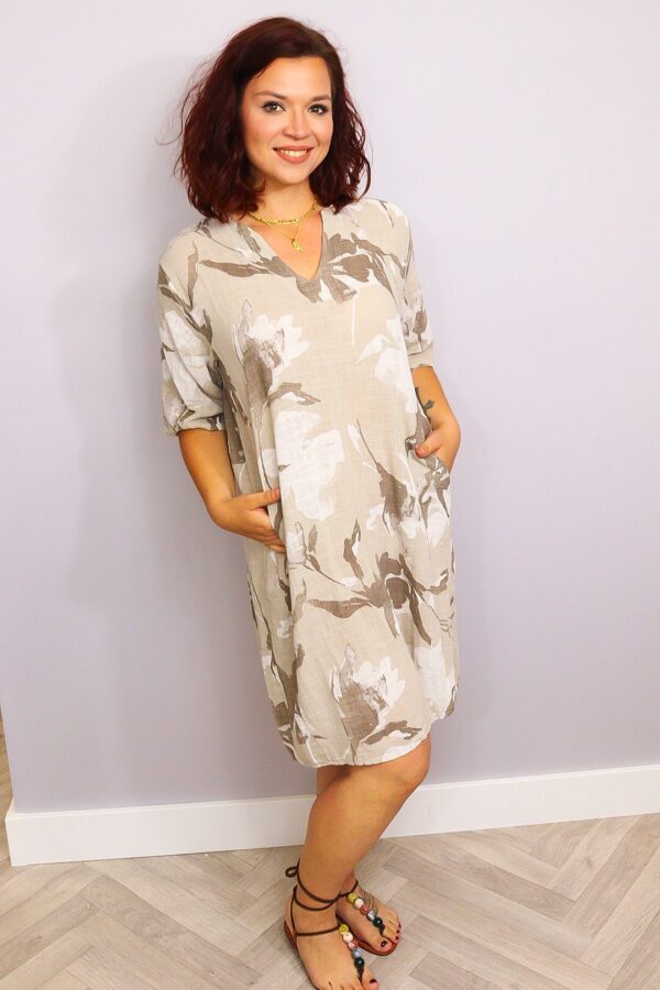 Jurk Debbie Taupe