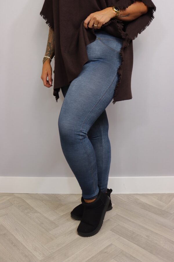 Legging Nora Jane Donker Blauw Denim