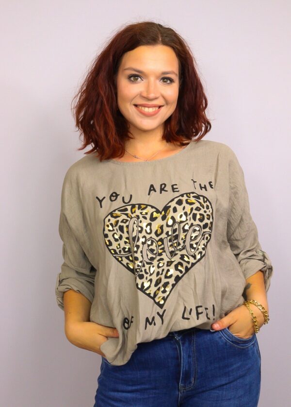 Blouse Bodile Taupe