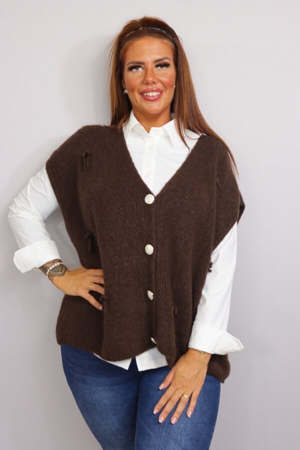 Gilet Zoya Choco