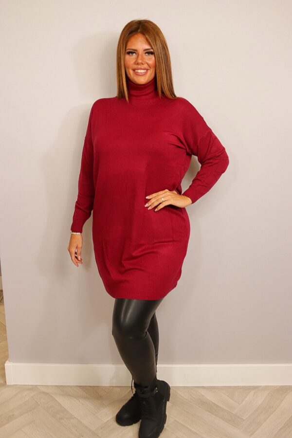 Jurk Melinda Rood