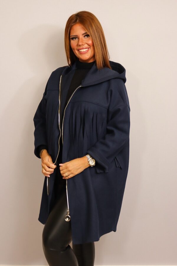 Jas Frina Blauw